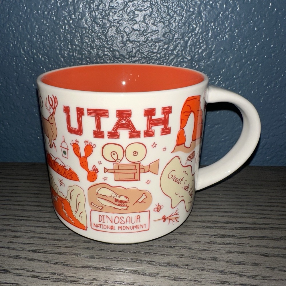 Starbucks UTAH Been There Series BTS 14 Oz Coffee Mug Excellent Condition